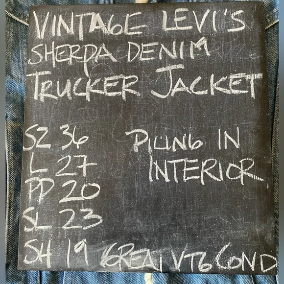Vintage 70’s Levi’s Sherpa Denim Trucker Jacket - Picture 5 of 16